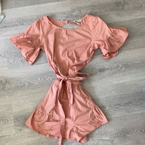 American eagle ruffle romper